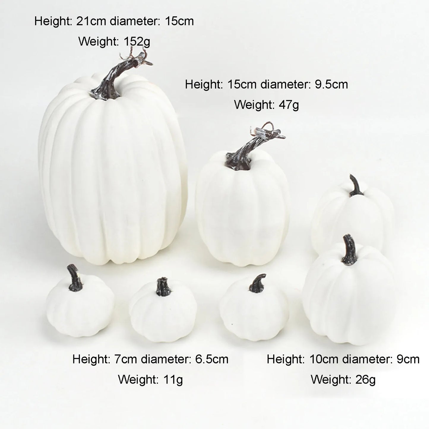 7Pcs Pumpkin Decoration