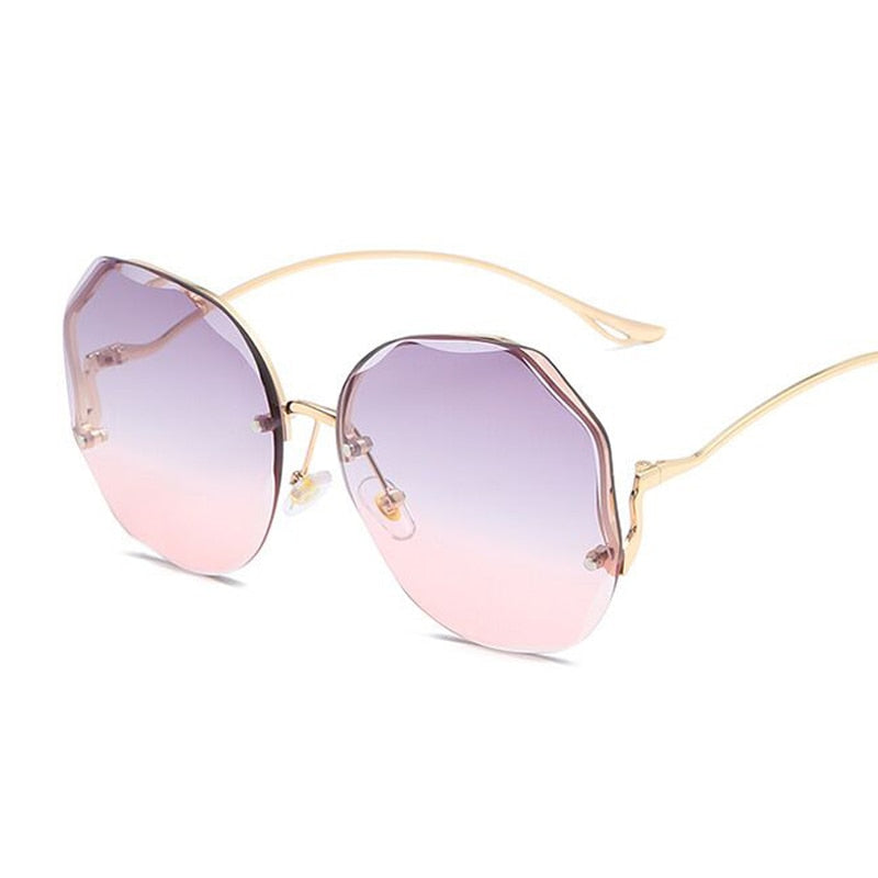 Luxury Round Gradient Sunglasses