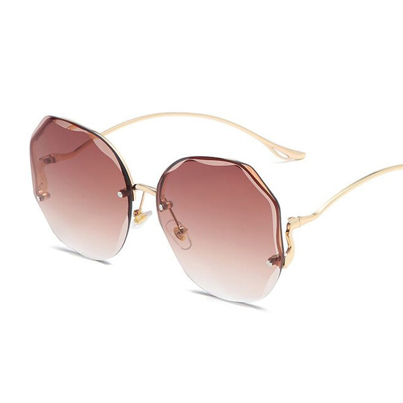 Luxury Round Gradient Sunglasses