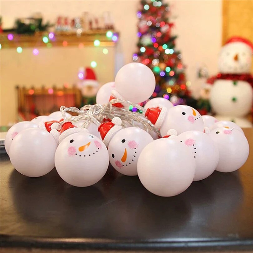 Snowman Led String Lights