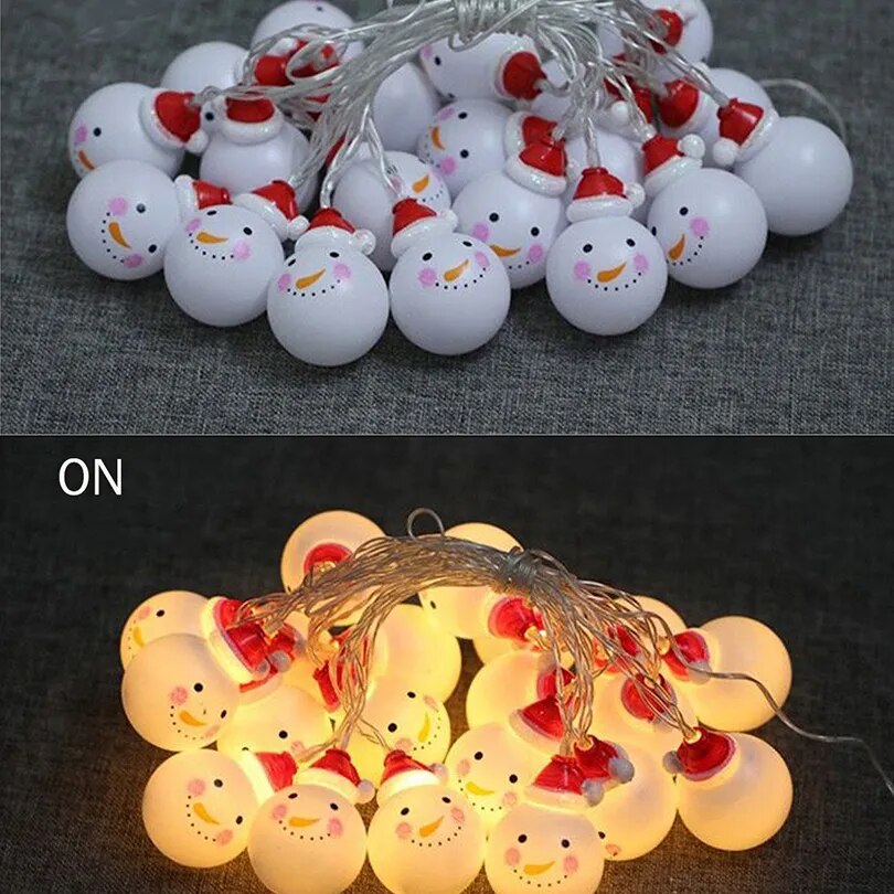 Snowman Led String Lights