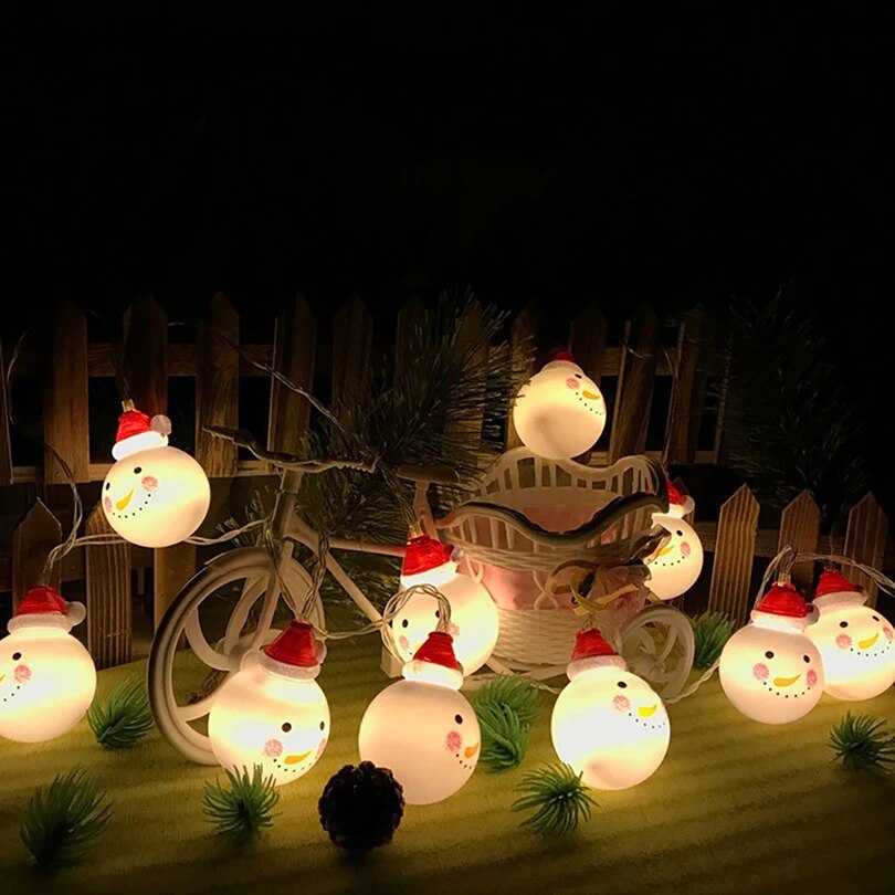 Snowman Led String Lights