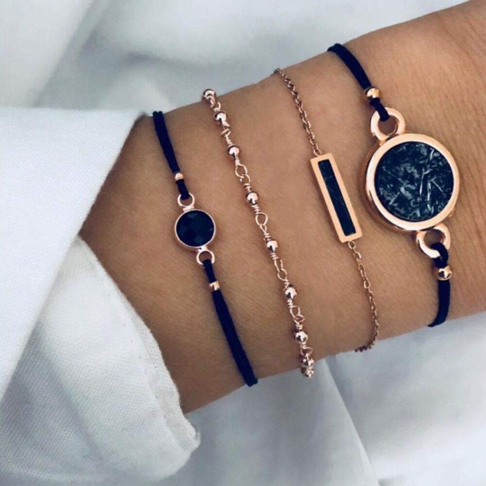 Boho Geometric Bracelet & Bangle Sets