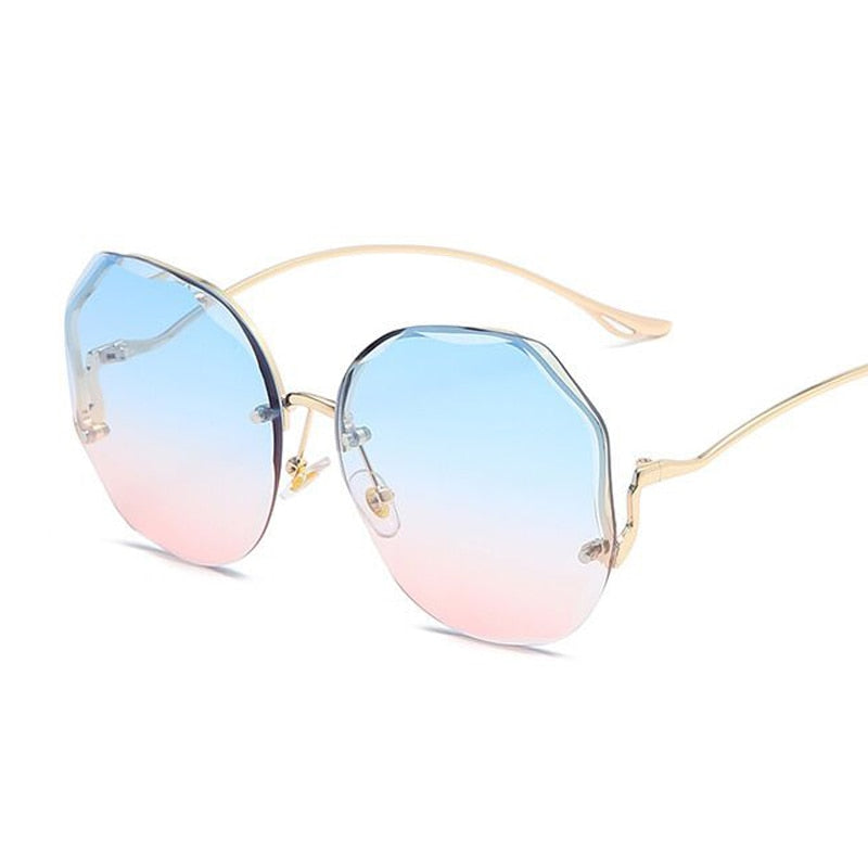 Luxury Round Gradient Sunglasses