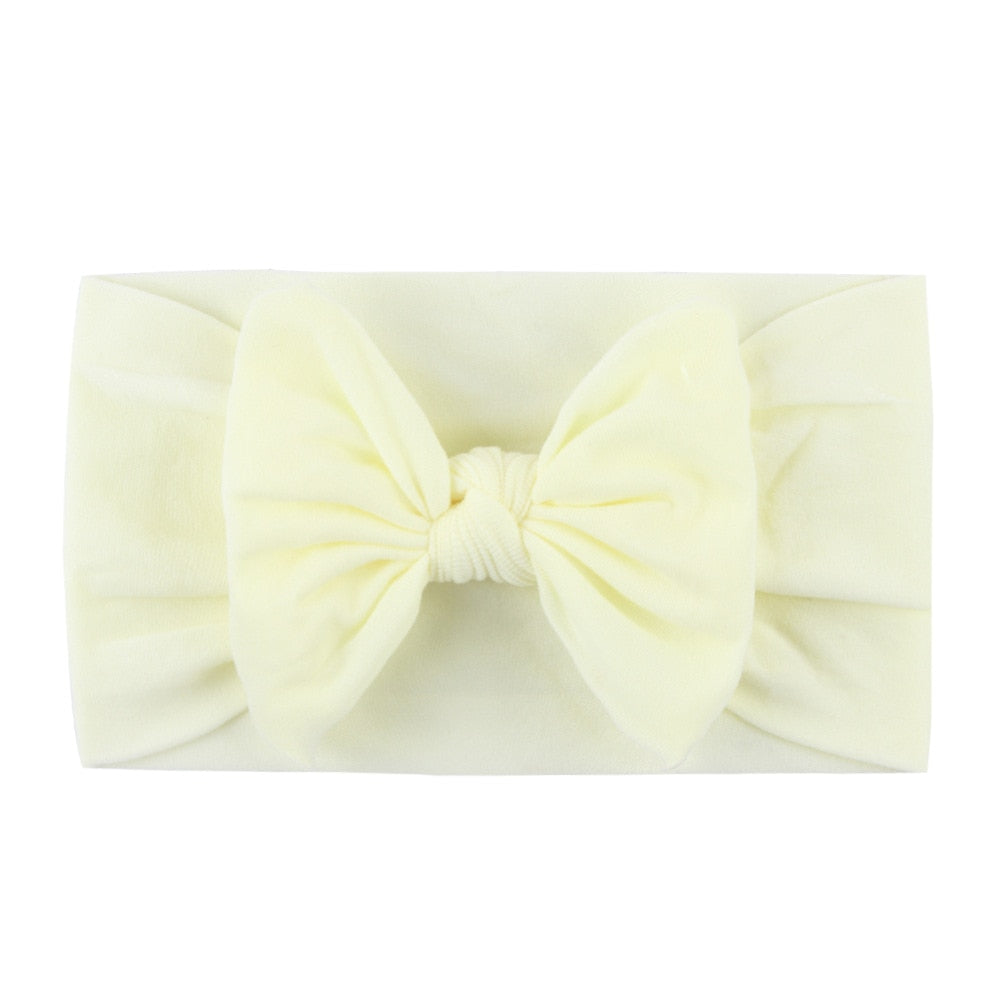 Big Bow Soft Baby Hat