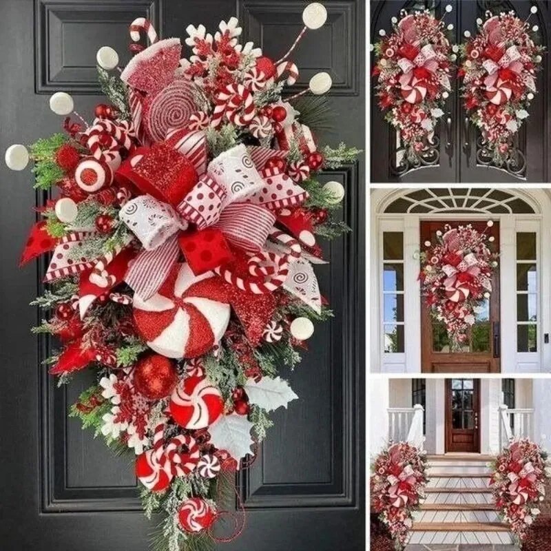 Christmas Candy Wreath