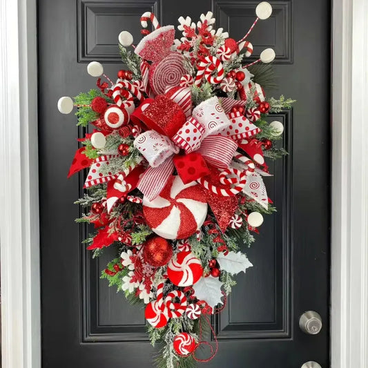 Christmas Candy Wreath