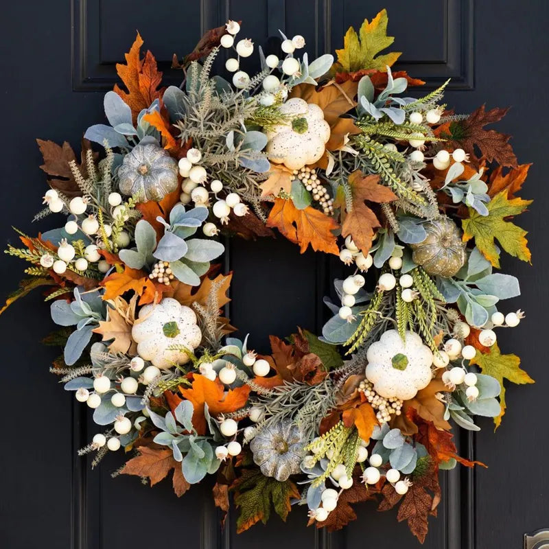 Autumn Pumpkin Wreath