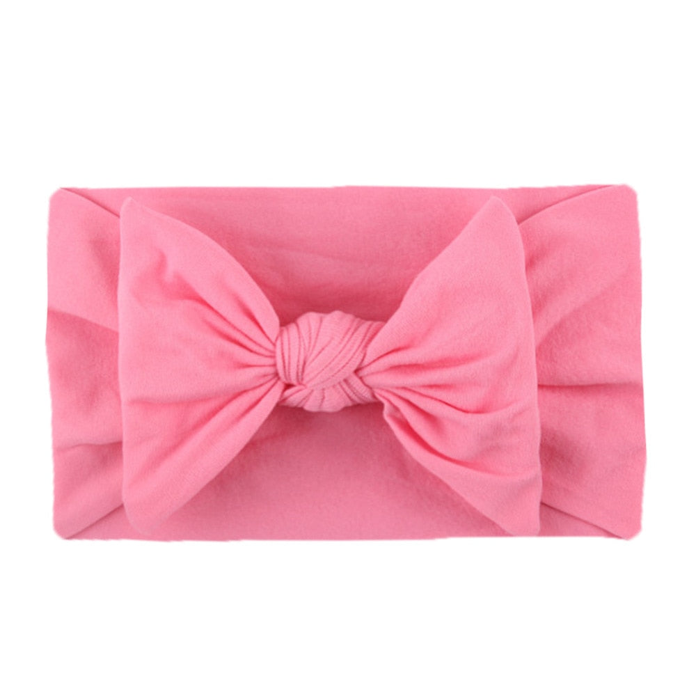 Big Bow Soft Baby Hat