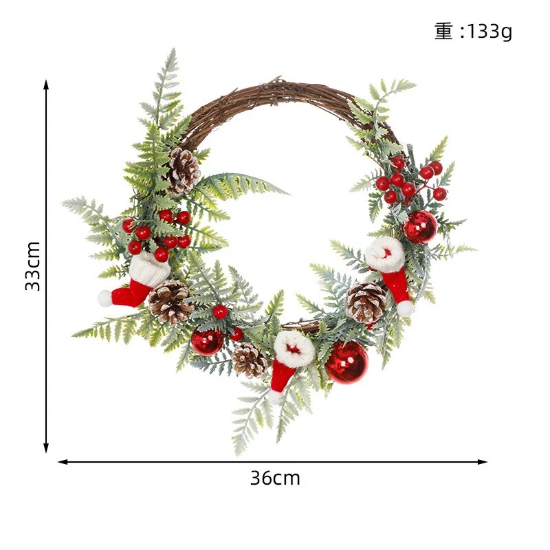 Christmas Candy Wreath