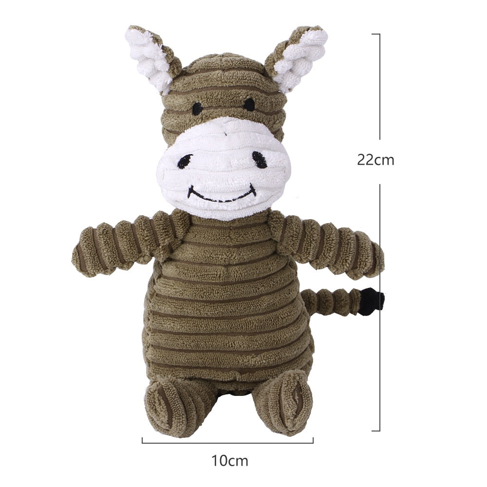 Plush Dog Toys Animals Shapes