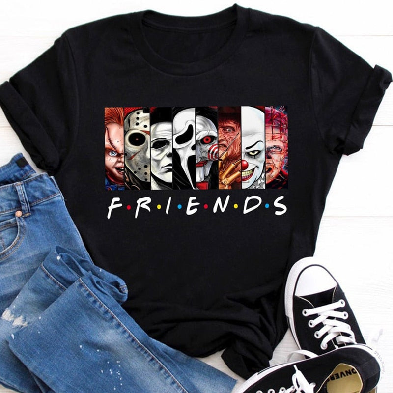 Friends T Shirt Best Stephen King Horror Characters