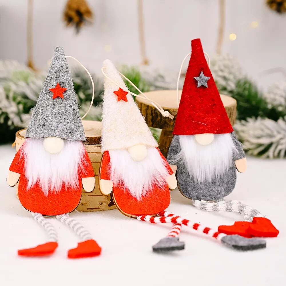 Christmas Hanging Legs Gnomes