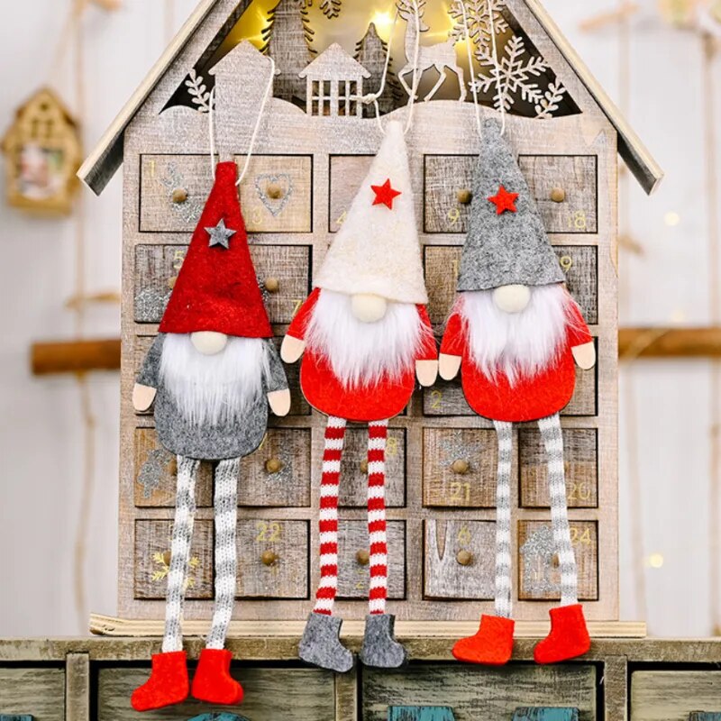 Christmas Hanging Legs Gnomes