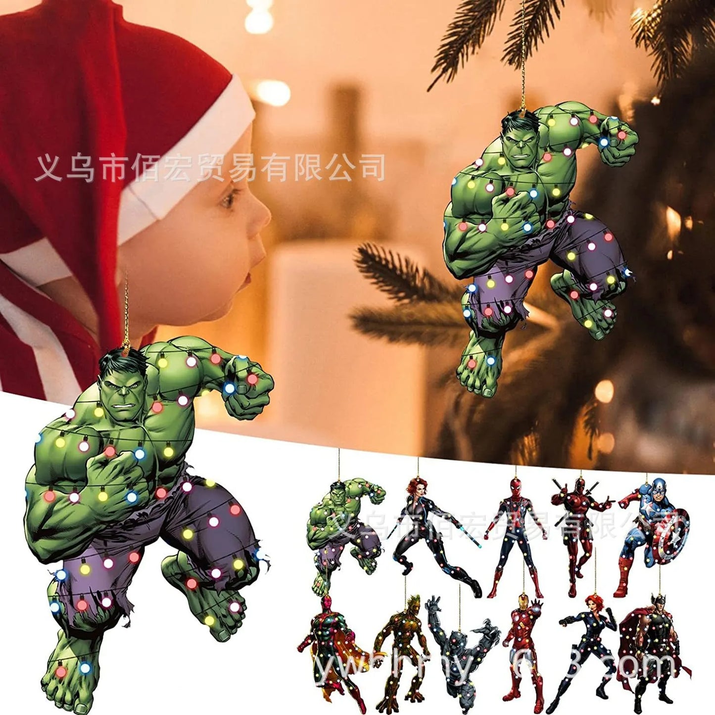 Disney Avengers Christmas Ornament