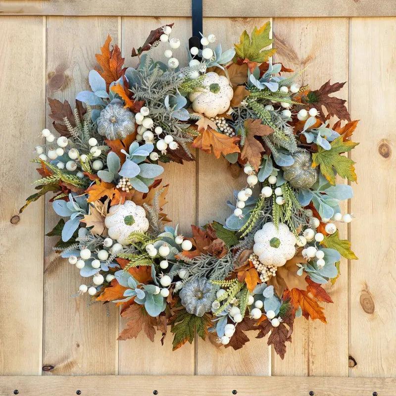 Autumn Pumpkin Wreath