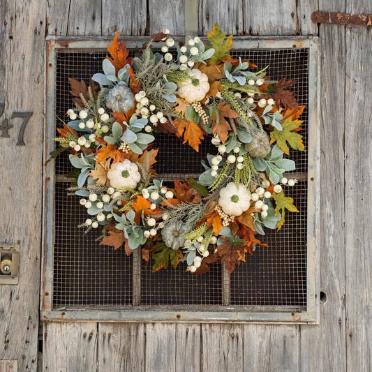 Autumn Pumpkin Wreath