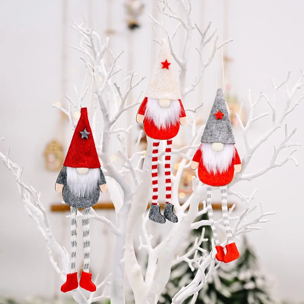 Christmas Hanging Legs Gnomes