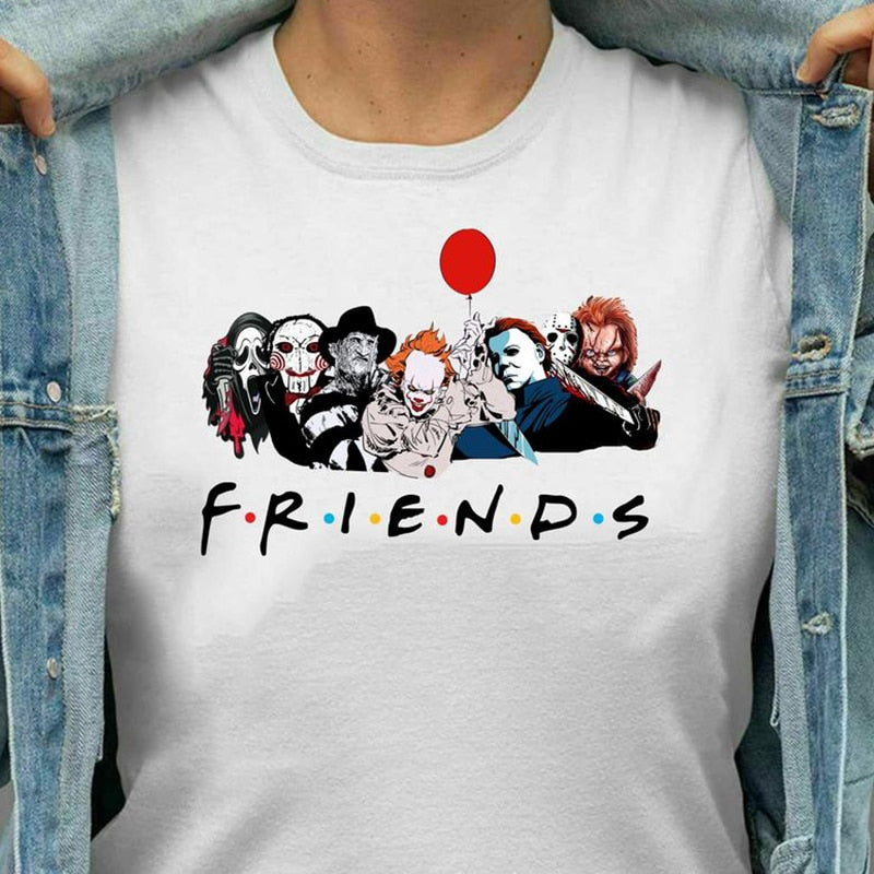 Friends T Shirt Best Stephen King Horror Characters