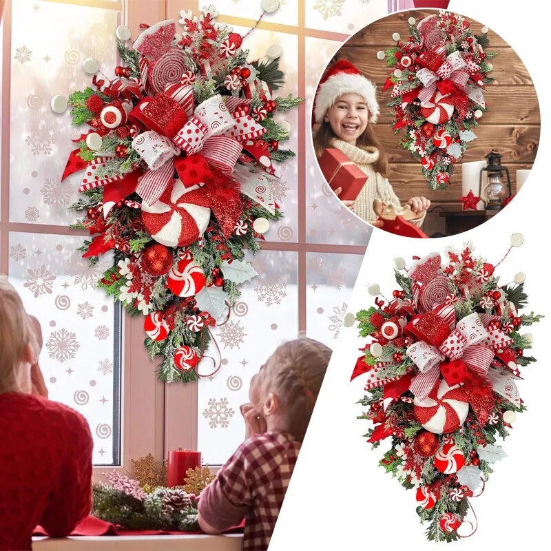 Christmas Candy Wreath