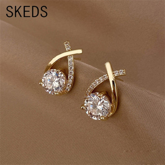 Fashion Cross Stud Earrings