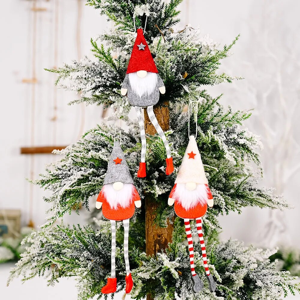 Christmas Hanging Legs Gnomes